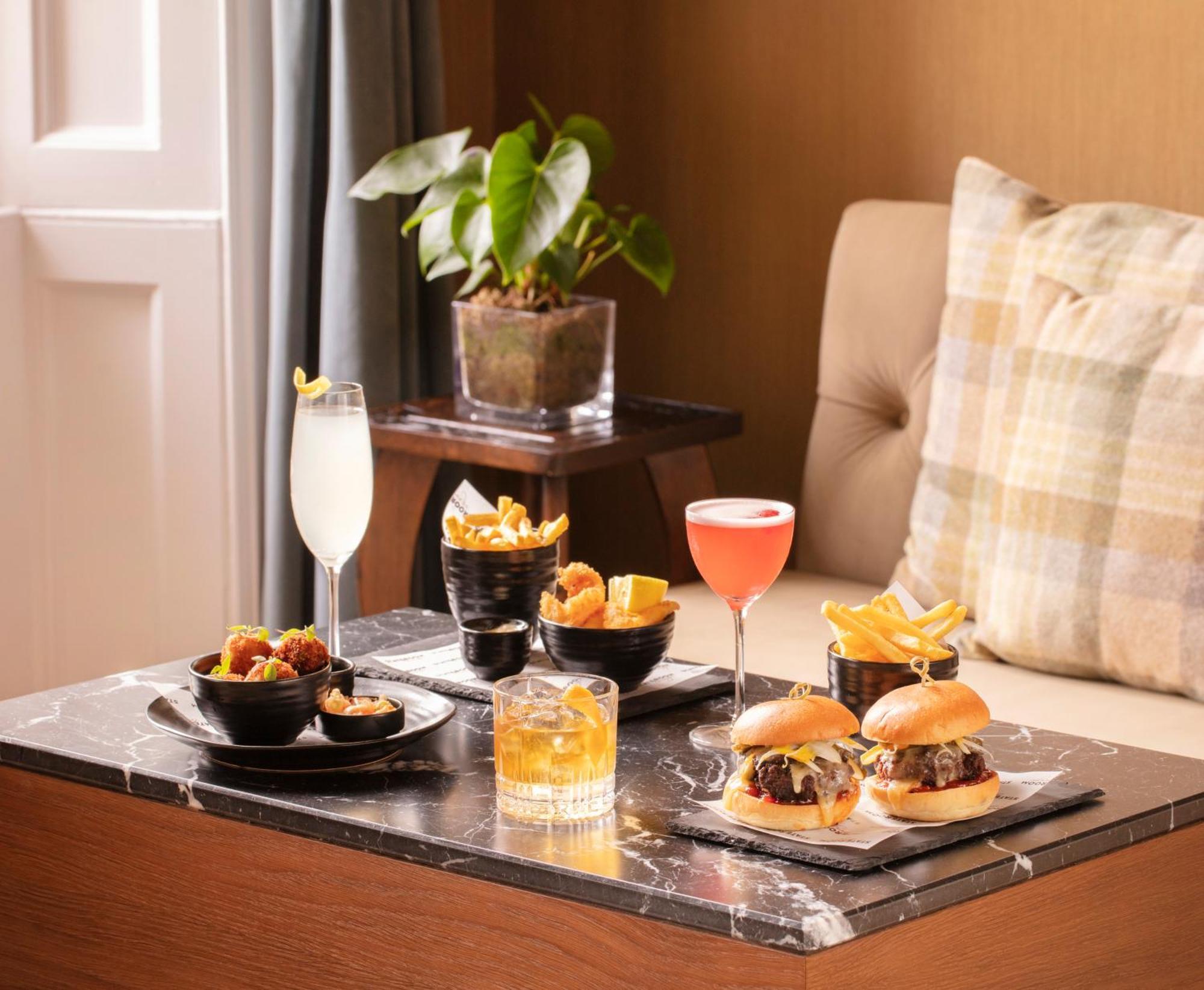 Schloss Roxburghe, Part Of Destination By Hyatt Eksteriør billede A selection of cocktails and bar snacks at the bar